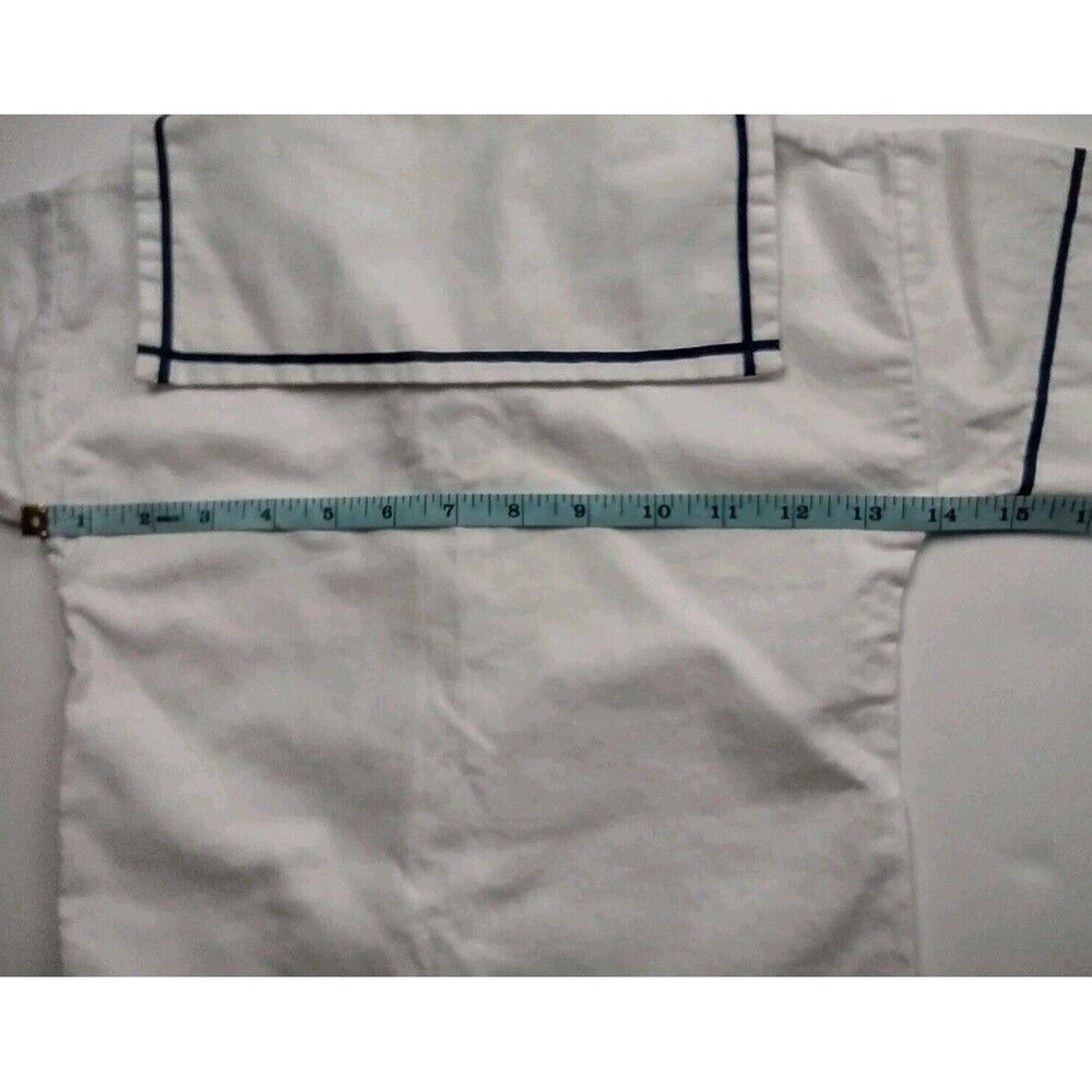 Hartstrings Boys Sailor Shirt 4T Red White & Blue Nautical 4th July 100% Cotton - Picture 7 of 8